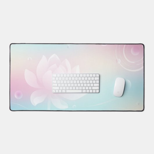 Elegante Lotus Bloom Desk Mat (Keyboard & Muis)