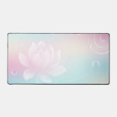 Elegante Lotus Bloom Desk Mat (Voorkant)