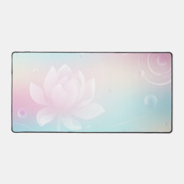 Elegante Lotus Bloom Desk Mat
