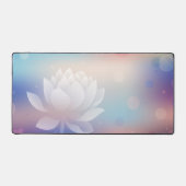 Elegante Lotus Bloom Desk Mat (Voorkant)