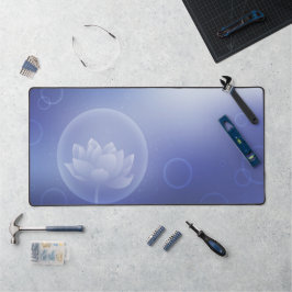 Elegante Lotus Bloom Desk Mat