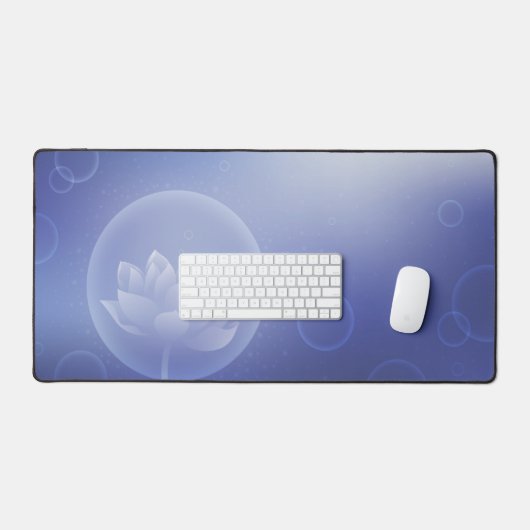 Elegante Lotus Bloom Desk Mat (Keyboard & Muis)