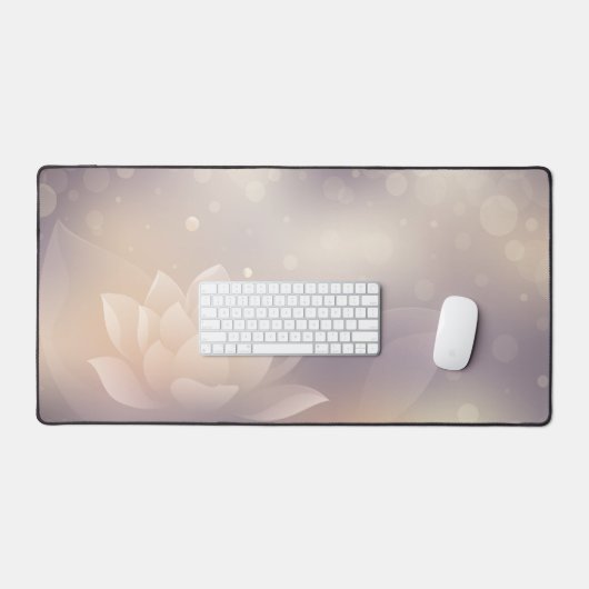 Elegante Lotus Bloom Desk Mat (Keyboard & Muis)