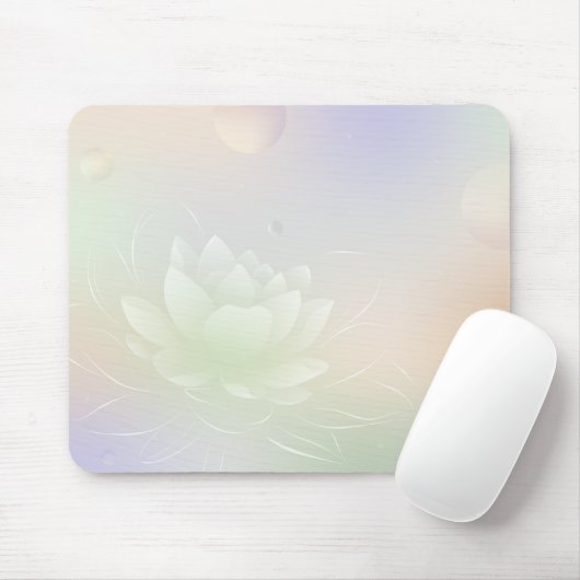 Elegante Lotus Flower Muismat (Met muis)