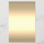 Elegante Lotus Glitter Goud Flyer (Achterkant)