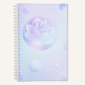 Elegante Lotus Hardcover Klein Notitieboek (Voorkant)