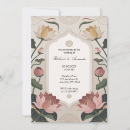 Elegante Lotus Harmonie Kaart