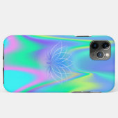 Elegante Lotus Holografisch Case-Mate iPhone Case (Achterkant (horizontaal))