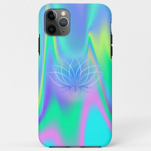 Elegante Lotus Holografisch Case-Mate iPhone Case