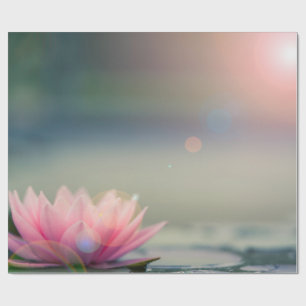 Elegante Lotus Natuur Cadeaupapier