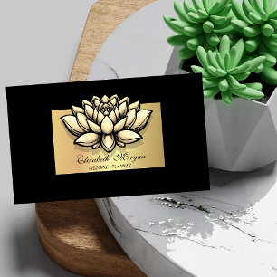 Elegante Lotus Professionele, Nep Gouden Frame Zwa Visitekaartje