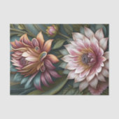 Elegante Lotus Tuin Decoupage Tissuepapier (Voorkant)