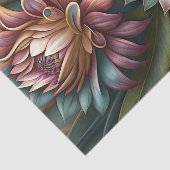 Elegante Lotus Tuin Decoupage Tissuepapier (Detail)