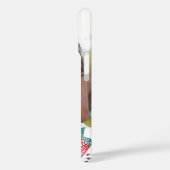Elegante Lotusbloem Aangepaste Foto Case-Mate iPhone Case (Achterkant / Links)