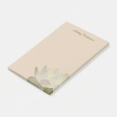 Elegante lotusbloem boho pastel aardse QR-code Post-it® Notes (Schuin)