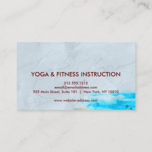 Elegante Lotusbloem Logo Yoga Visitekaartje
