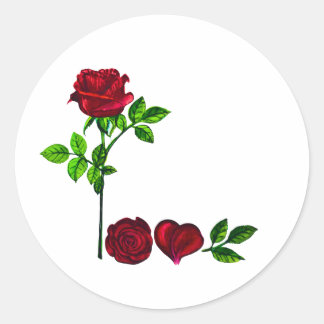 Elegante LOVE Alfabet Kunst Stickers – Unieke Trou