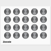 Elegante LoveChalkboard gepersonaliseerde Stickers (Vel)