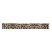 Elegante luipaard cheetah bont dier print patroon satijnen lint (Voorkant)