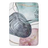 Elegante luxe abstract boho badmat (Voorkant Verticaal)