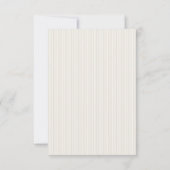 Elegante luxe baby shower bedankkaart (Achterkant)