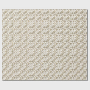 Elegante Luxe Bloem Motief Patroon Kunst Cadeaupapier