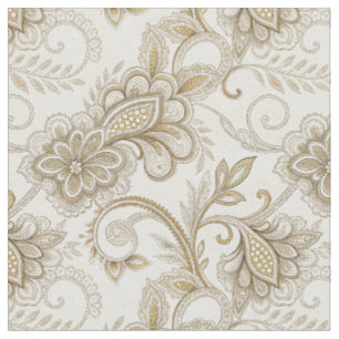 Elegante Luxe Bloem Motief Patroon Kunst Stof