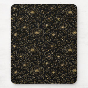 Elegante Luxe Bloemloze Naadloze Muismat