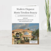 Elegante luxe brochure voor vastgoedaanbiedingen programma (Voorkant)
