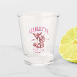 Elegante luxe Charleston Bachelorette Shot Glas