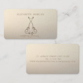 Elegante Luxe Chic, Jurk Visitekaartje (Voorkant / Achterkant)