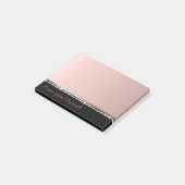 Elegante luxe eenvoudig,diamanten,parels post-it® notes (Schuin)