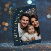 Elegante luxe gelukkige Hanukkah | Moderne groet Folie Uitnodiging