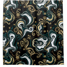 Elegante luxe Glam Douchegordijn