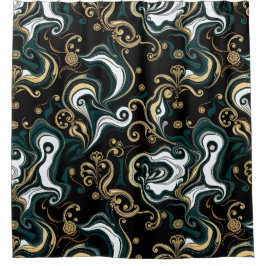 Elegante luxe Glam Douchegordijn