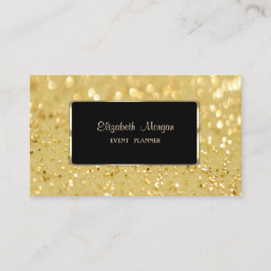 Elegante luxe, glinsterende bokeh visitekaartje