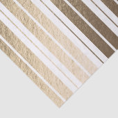 Elegante luxe goud witte gestreepte Kerst Tissuepapier (Detail)