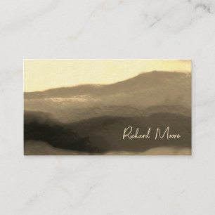 Elegante luxe gouden grunge abstracte handtekening visitekaartje