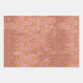 Elegante luxe gouden vakantie inpakpapier vellen (Voorkant 3)