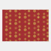 Elegante luxe gouden vakantie inpakpapier vellen (Voorkant 2)