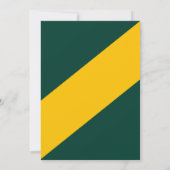 Elegante luxe groen en goud chique 40e verjaardag kaart (Achterkant)