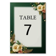 Elegante Luxe Groene Bloemige Trouwtafel