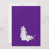 Elegante Luxe Huwelijksuitnodiging - Modern Kaart (Achterkant)