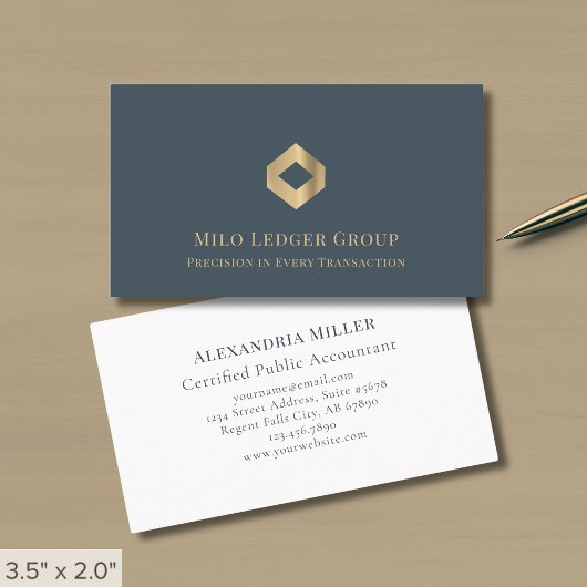 Elegante luxe Logo Visitekaartje