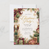 Elegante Luxe Notenkraker Kerstfeest Kaart (Voorkant)
