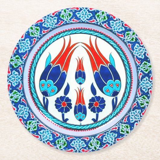 Elegante Luxe Papier Onderzetters (Voorkant)