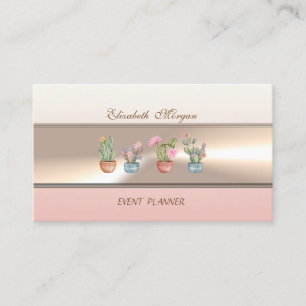 Elegante luxe professionele succulenten visitekaartje