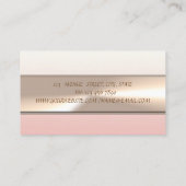 Elegante luxe professionele vetplanten visitekaartje (Achterkant)