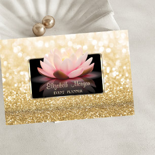 Elegante luxe stijlvol, modern, glinsterende bokeh visitekaartje