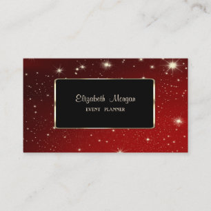Elegante luxe stijlvol, modern, zwart frame visitekaartje